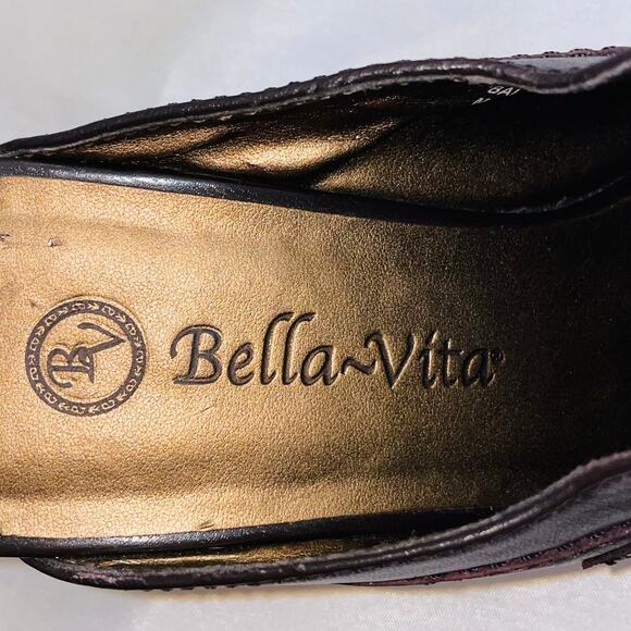 Bella Vita Patchwork Leather Mules - Women's Size 6 1/2 M - Picture 10 of 11